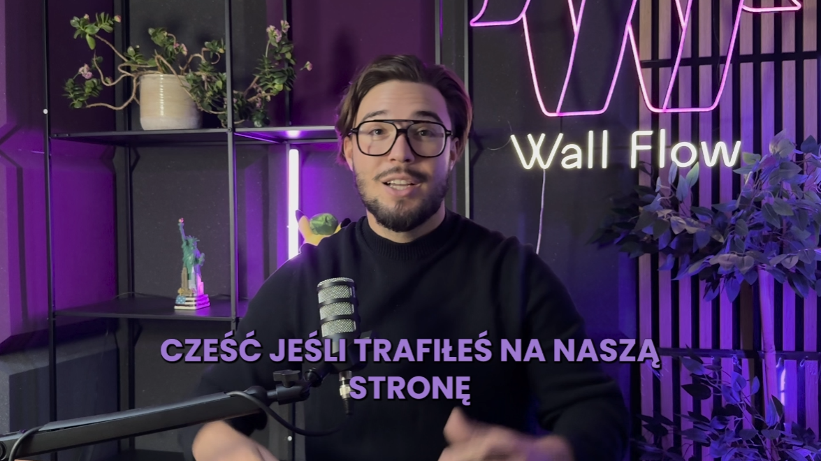 Nowoczesne biuro z nadrukiem ściennym